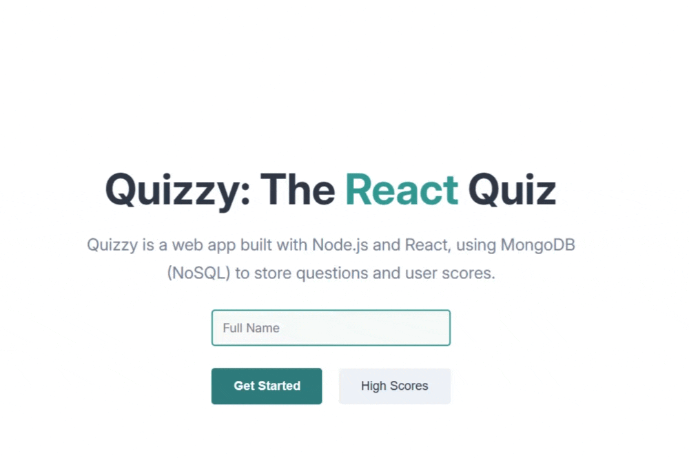quizzy project image